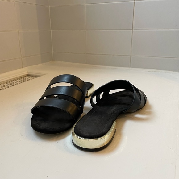 Zara flat sandals block heel 8 - Picture 3 of 4